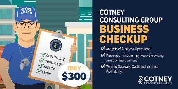 Get Your  Business Checkup by Cotney Consulting Group  only $300