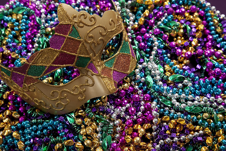 Flashing for Mardi Gras Beads