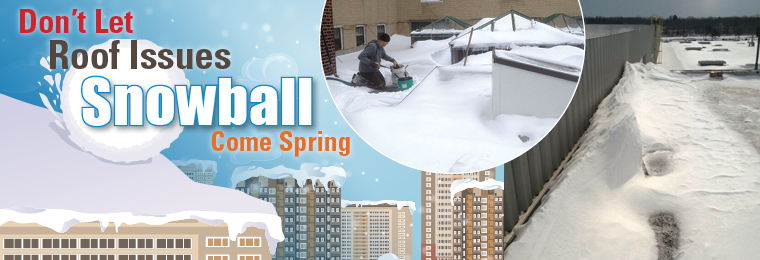 December - Guest Blog - Tremco Roofing - Don’t let roof issues snowball come spring