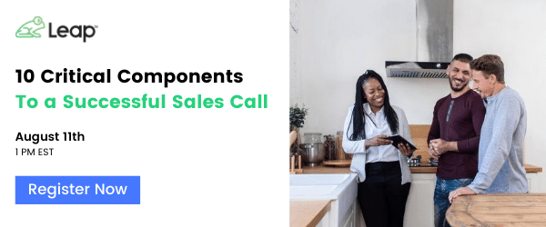 10 Critical Components to a More Profitable Sales Call - Leap Webinar