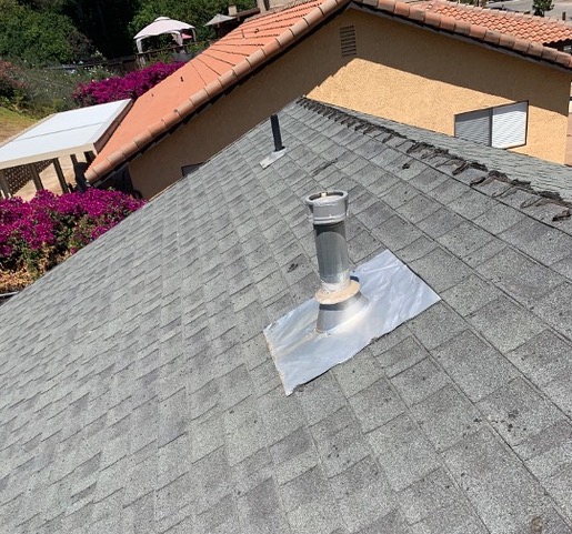 This roof needs a new roof and clearly a new roofer!