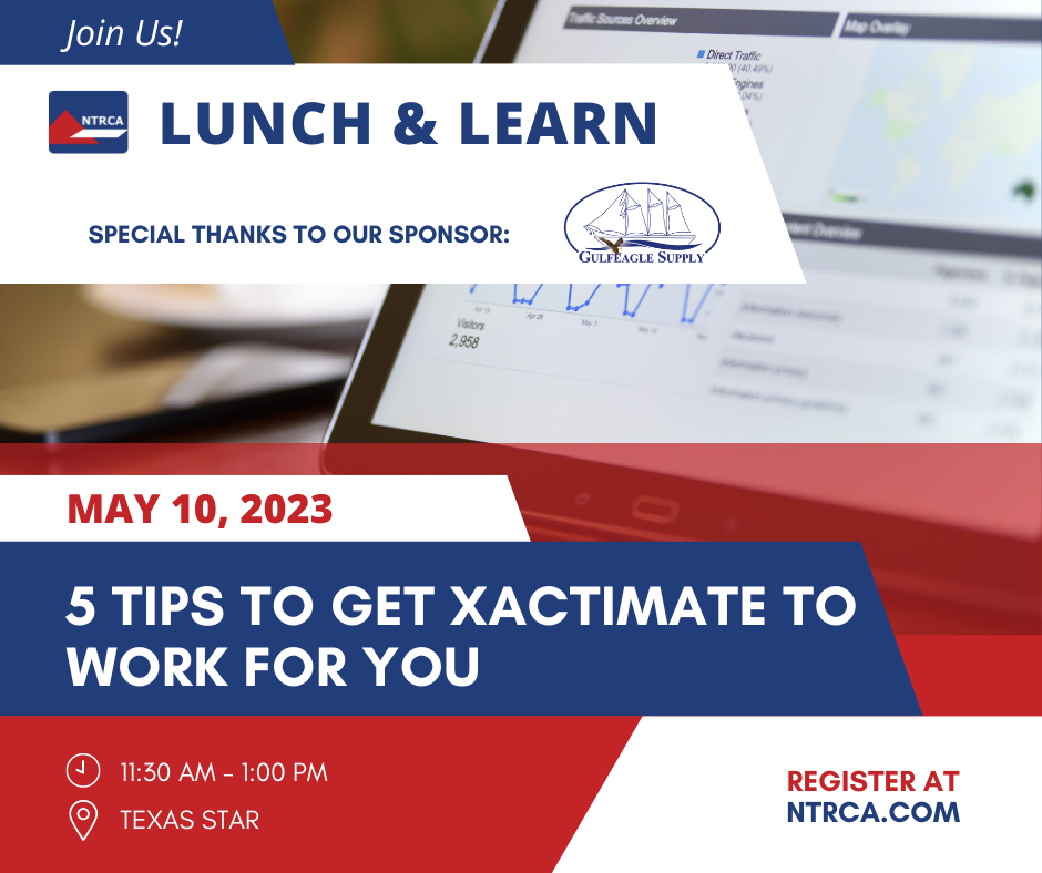 NTRCA - Lunch & Learn: Get Xactimate to Work for You