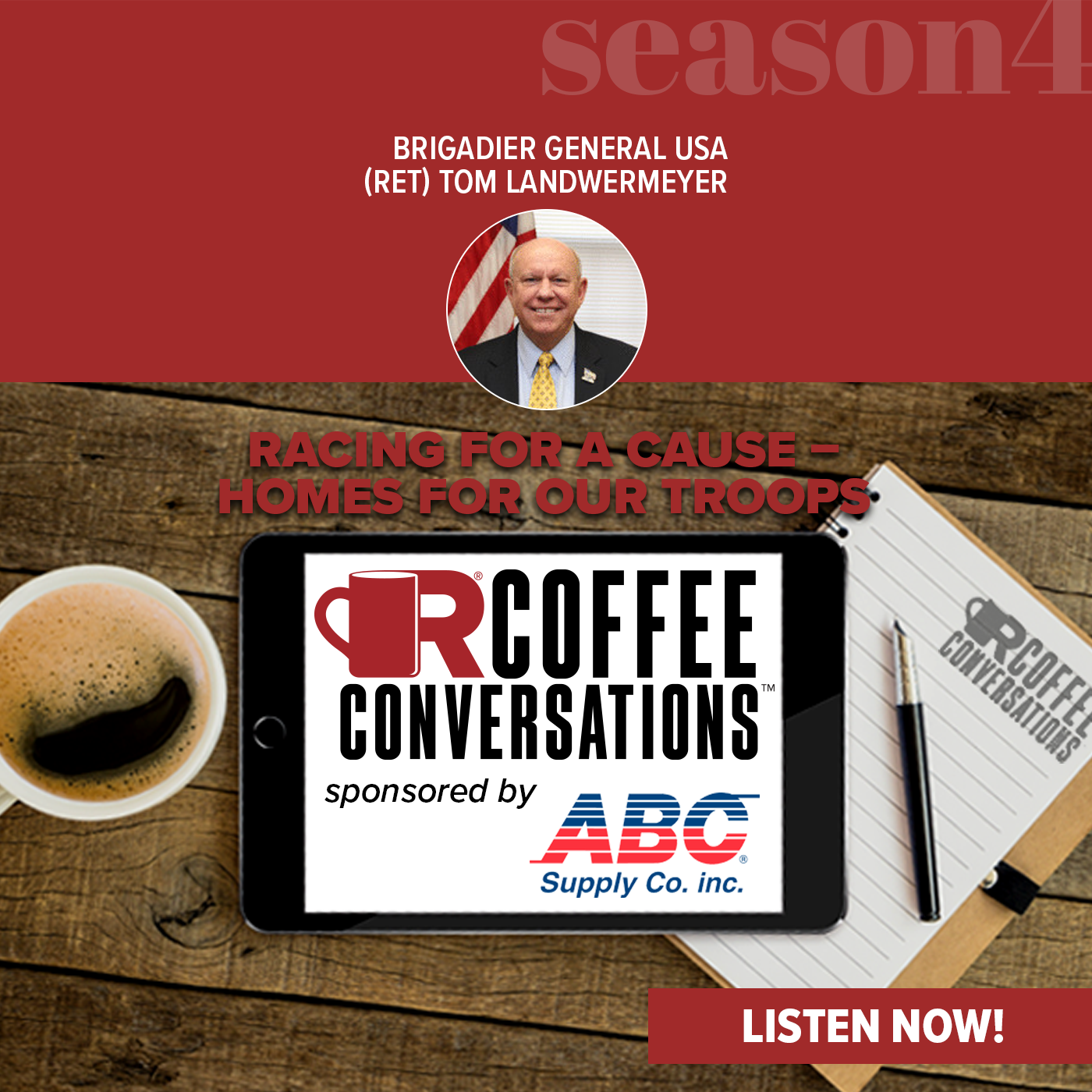 ABC - Coffee Conversations - Racing for a Cause With Homes For Our Troops - POD