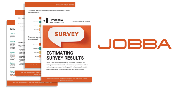 Jobba Estimating Survey