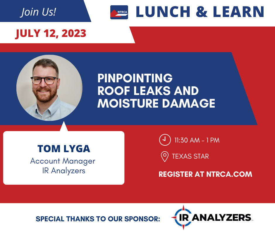 NTRCA - Lunch & Learn: Pinpointing Roof Leaks & Moisture Damage