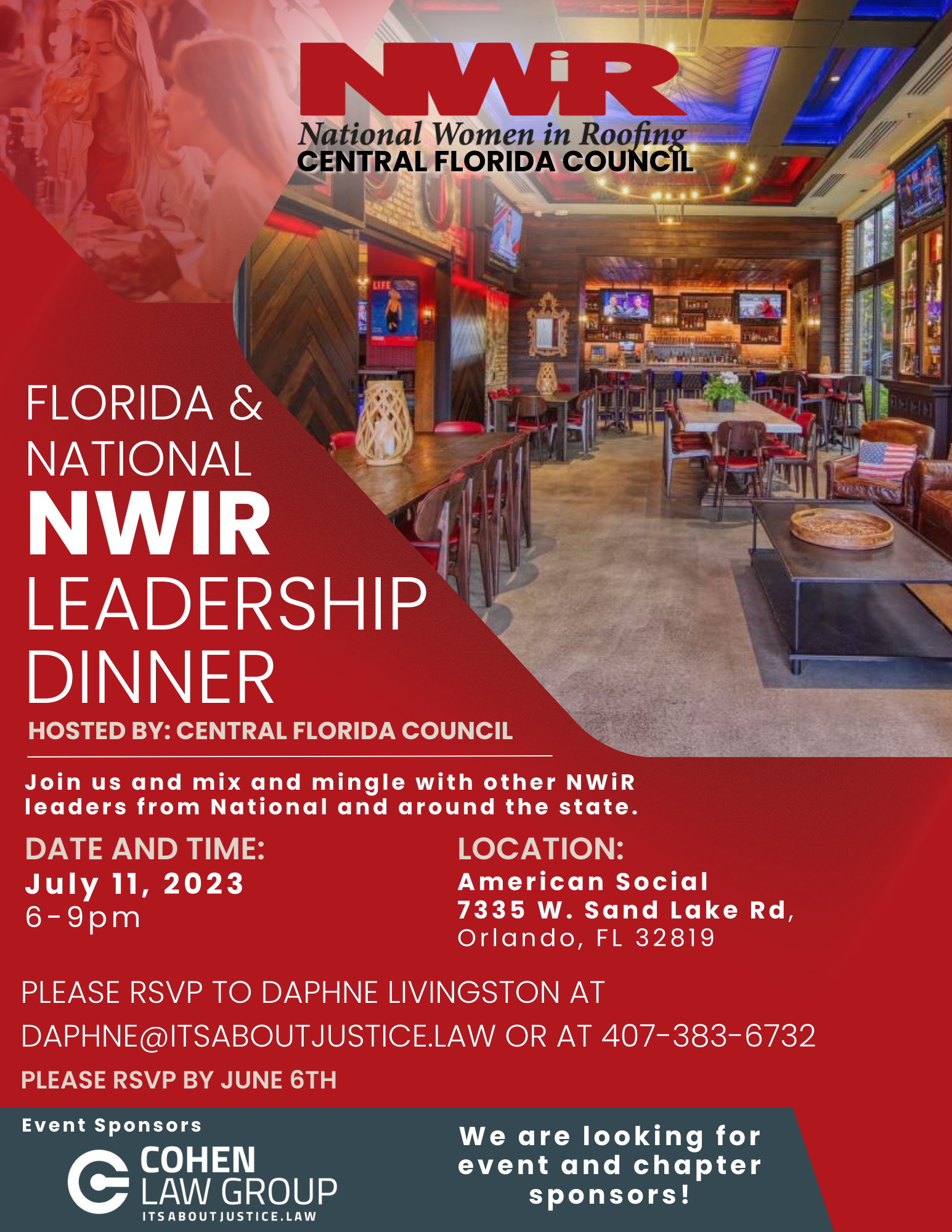 NWIR - Leadership Dinner July 11, 2023
