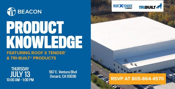 Product Knowledge Seminar Featuring Roof X Tender and TRI-BUILT
