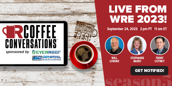 Coffee Conversations LIVE From WSRCA Sponsored by EVERROOF and General Coatings