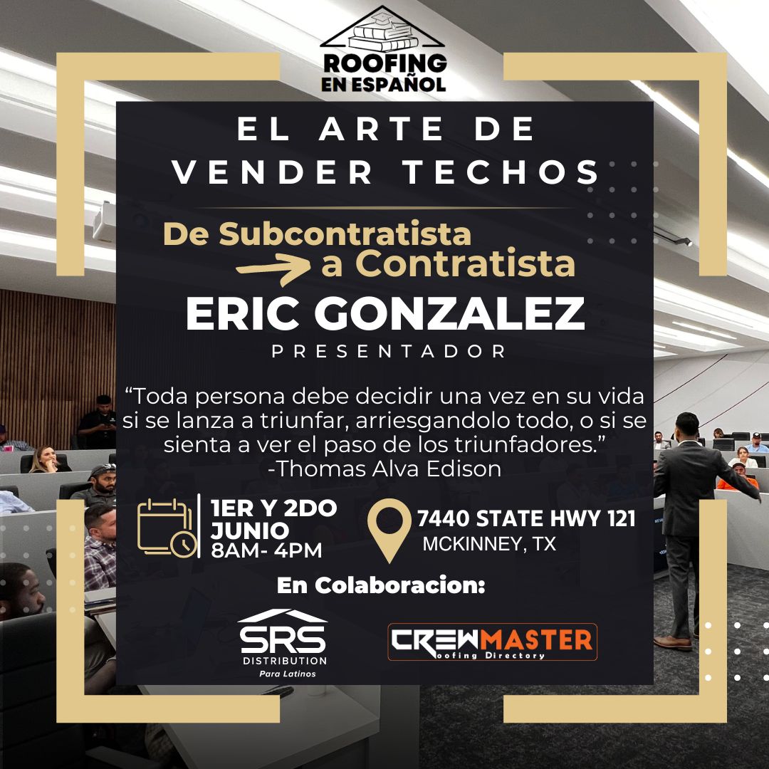 El Arte de Vender Techos: Eric Gonzalez Presentador
