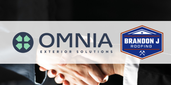 Brandon J Roofing joins Omnia Exterior Solutions