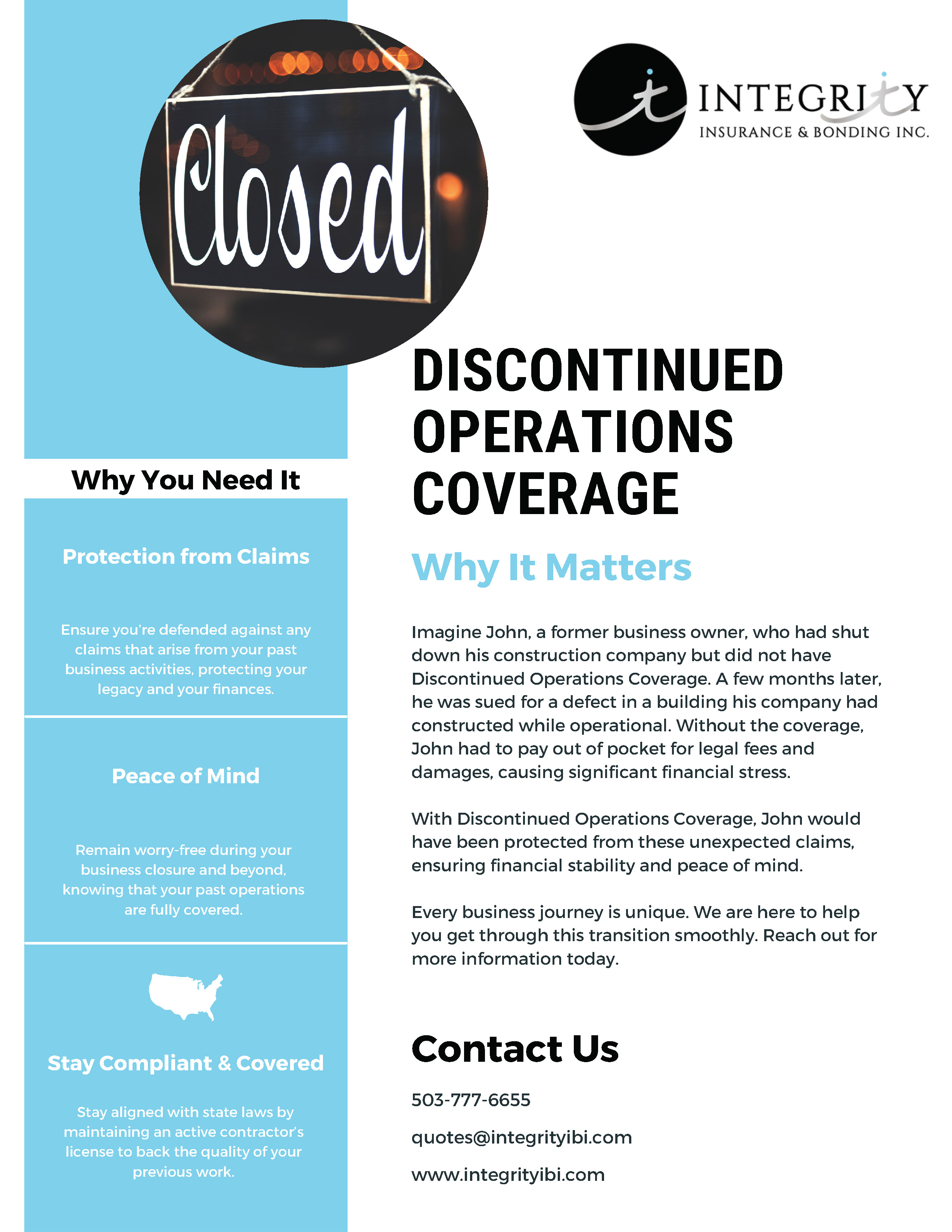 Integrity Insurance & Bonding - The Importance of Discontinued Operations Coverage for Roofing Contractors