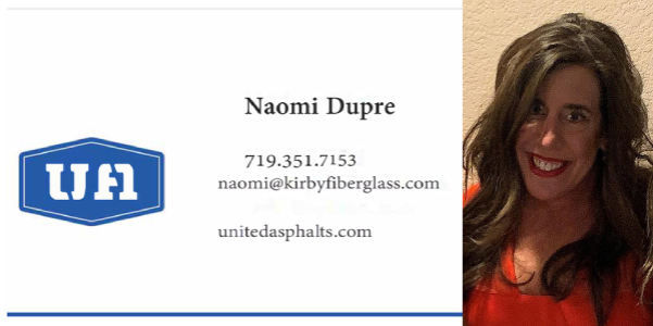 Meet United Asphalts Independent Sales Representative, Naomi Dupre