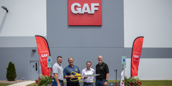 GAF and Peru City officials unveil state-of-the-art commercial roofing manufacturing facility to serve midwest region