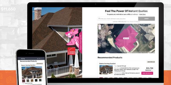 Owens Corning teams up with Roofle