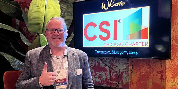 ATAS International - CSI Chicago President’s Award received by Ferenc