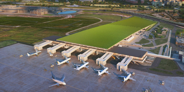 RCS Travelers will raise a glass to this new airport roof