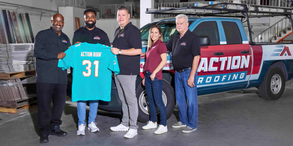 Action Roofing Services becomes an official roofing partner for Miami Dolphins