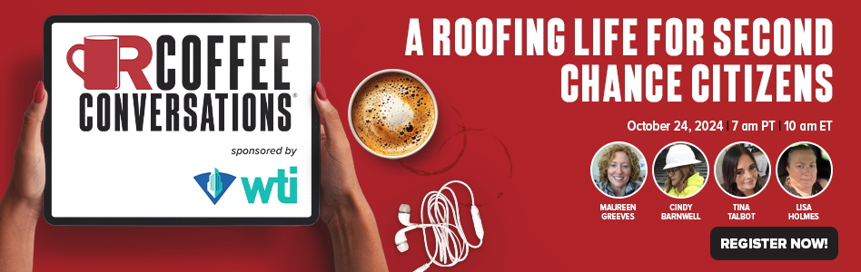 Coffee Conversations - Billboard Ad - A Roofing Life for Second Chance Citizens (Sponsored by WTI)