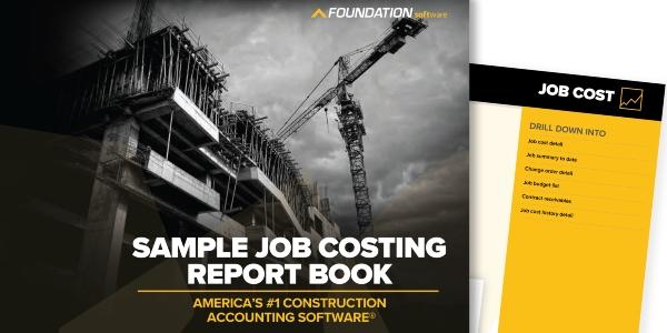 Foundation Track your project’s financial health with job costing software