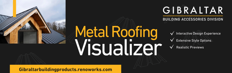 Gibraltar - Billboard Ad - Metal Roofing Visualizer Tool