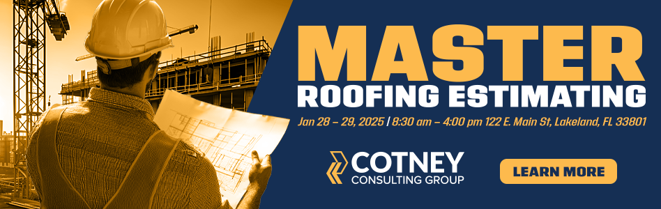 Cotney Consulting Group - Billboard - Master Roof Estimating Jan 2025