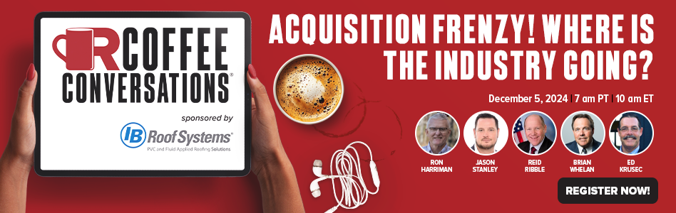 IB Roof - Coffee Conversations: Acquisitions - Billboard - Register