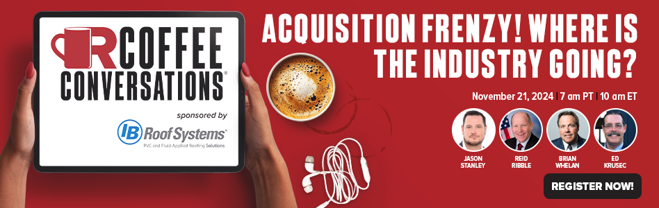 IB Roof - Coffee Conversations: Aquisitions - Billboard - Register