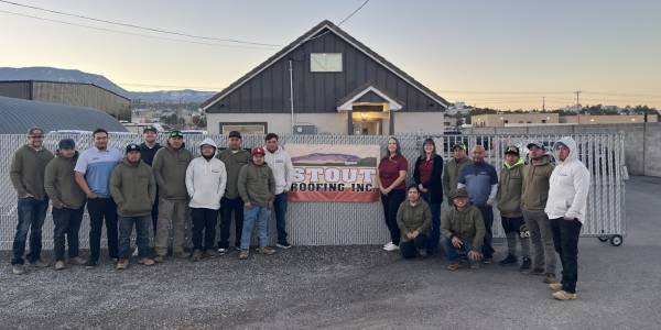 GAF-Cedar City and Stout Roofing donate a new roof for local fireman’s association