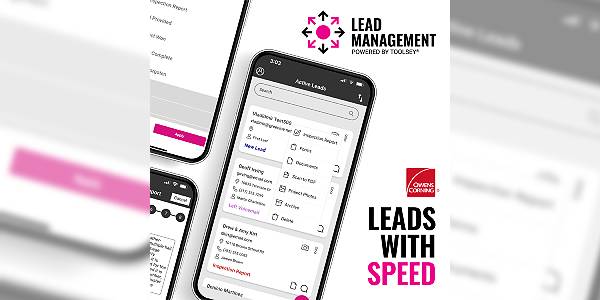 Owens Corning Roofing unveils Lead Management powered by Toolsey