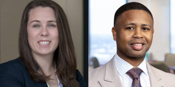 Cassandra Walsh and Roscoe Green appointed to co-chairsr of the Adams and Reese Diversity Committee