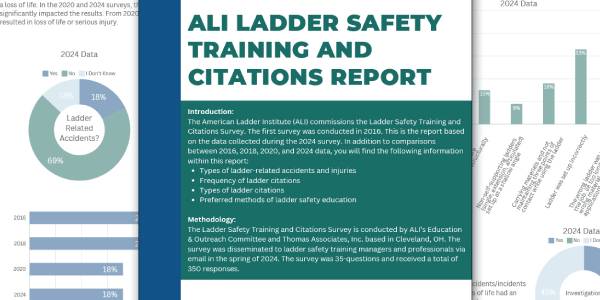 American Ladder Institute releases 2024 Ladder Safety Training and Citations Survey