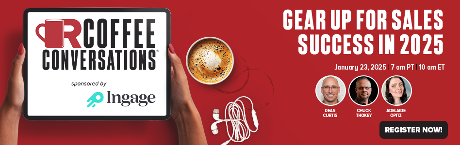 Coffee Conversations - Billboard Ad - Gear Up for Sales Success in 2025