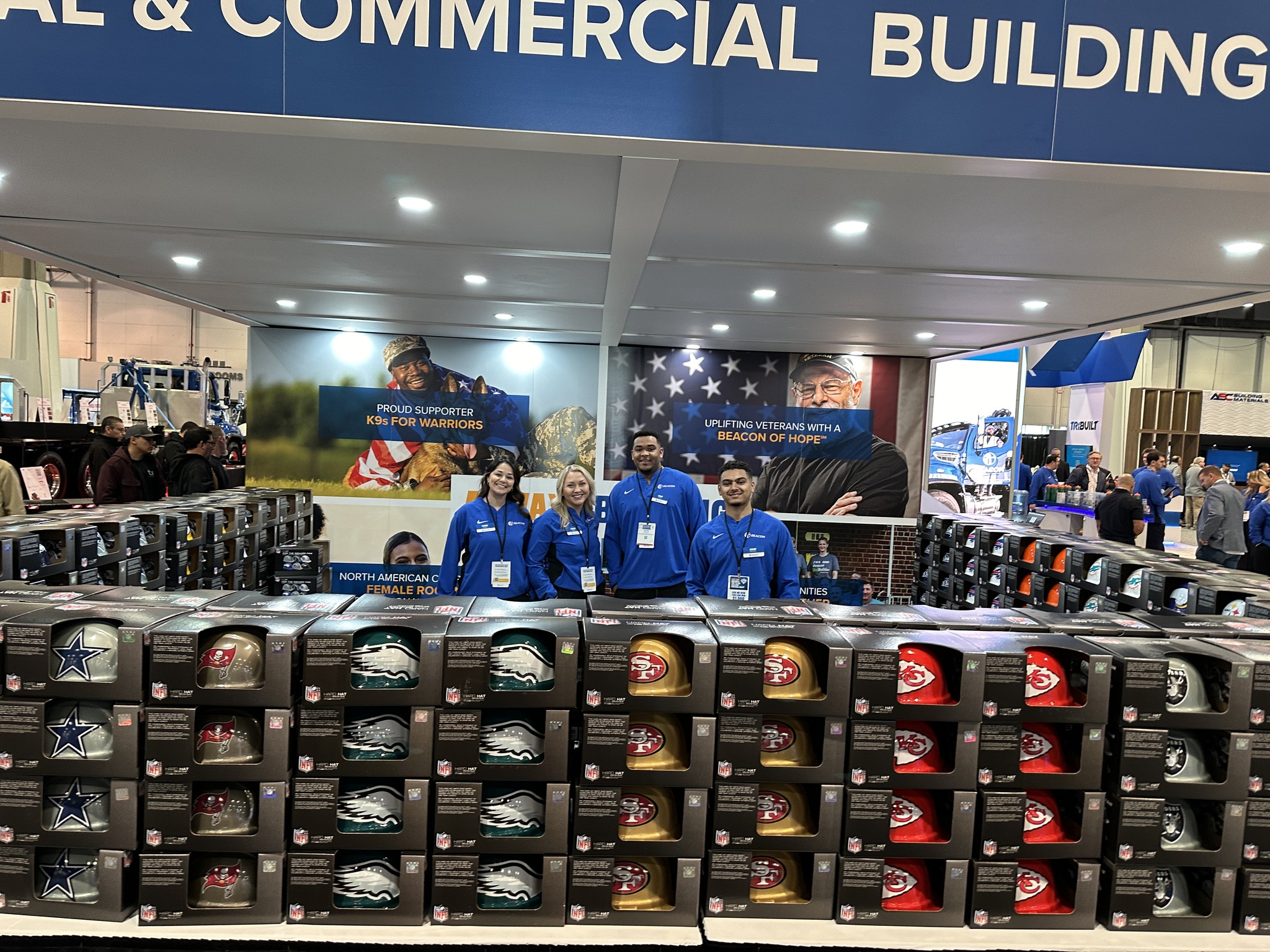 Super Bowl LVIII hard hats!