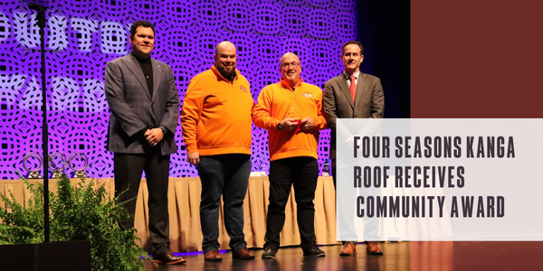 Four Seasons Kanga Roof honored with 2025 CNA/NRCA Community Involvement Award