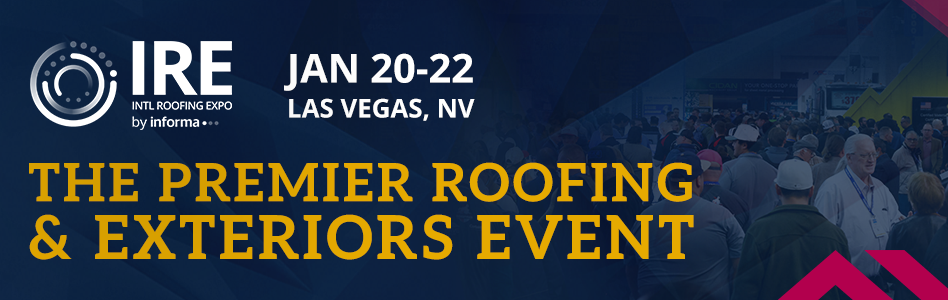 IRE - billboard ad - International Roofing Expo 2026 IRE - billboard ad - International Roofing Expo 2026
