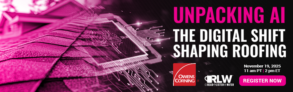 Owens Corning - Billboard Ad - Unpacking AI: The Digital Shift Shaping Roofing Owens Corning - Billboard Ad - Unpacking AI: The Digital Shift Shaping Roofing