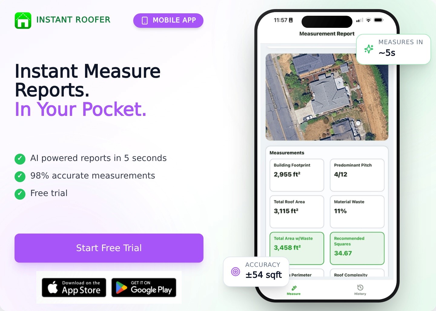 Instant Roofer - Instant Measure Nav Ad Instant Roofer - Instant Measure Nav Ad