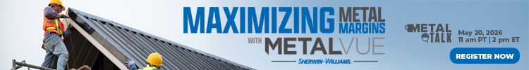 Sherwin-Williams - Banner - Maximizing Metal Margins With MetalVue - Register Sherwin-Williams - Banner - Maximizing Metal Margins With MetalVue - Register