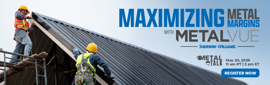 Sherwin-Williams - Billboard - Maximizing Metal Margins With MetalVue - Register Sherwin-Williams - Billboard - Maximizing Metal Margins With MetalVue - Register
