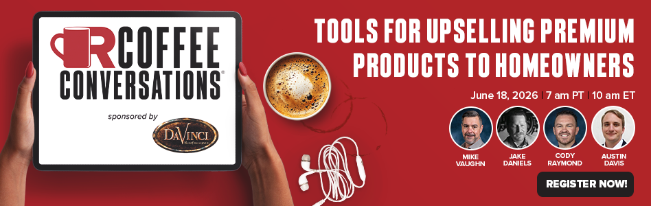 Coffee Conversations - Billboard Ad - Tools for Upselling Premium Products to Homeowners (Sponsored by DaVinci) Coffee Conversations - Billboard Ad - Tools for Upselling Premium Products to Homeowners (Sponsored by DaVinci)