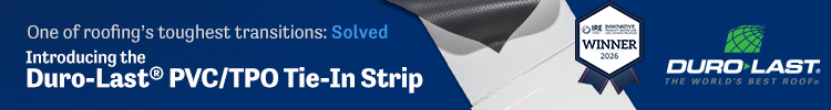 Duro-Last - Banner Ad - PVC/TPO Tie-In Strip Duro-Last - Banner Ad - PVC/TPO Tie-In Strip