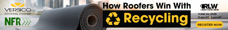 Versico - RLW - Recycling - Banner - Register Versico - RLW - Recycling - Banner - Register