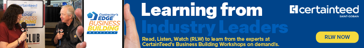 CertainTeed - Banner- RLW from industry leaders - BBW playlist on demand CertainTeed - Banner- RLW from industry leaders - BBW playlist on demand
